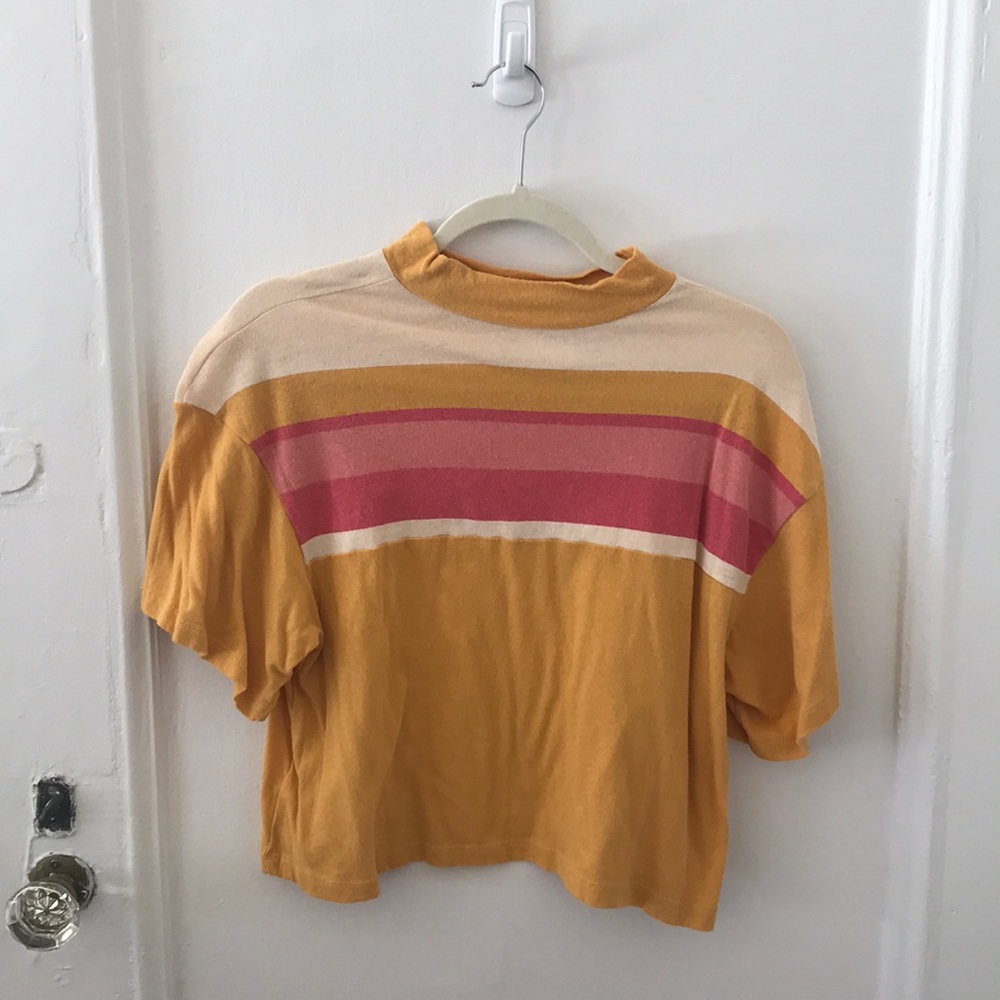 Mock neck t-shirt